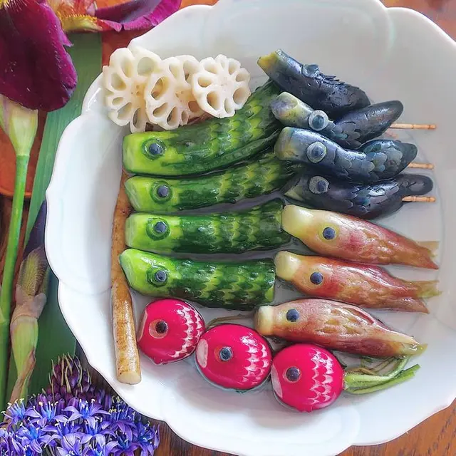 Indah Banget, Wanita Ini Ciptakan Karya Seni dari Makanan untuk Buah Hatinya