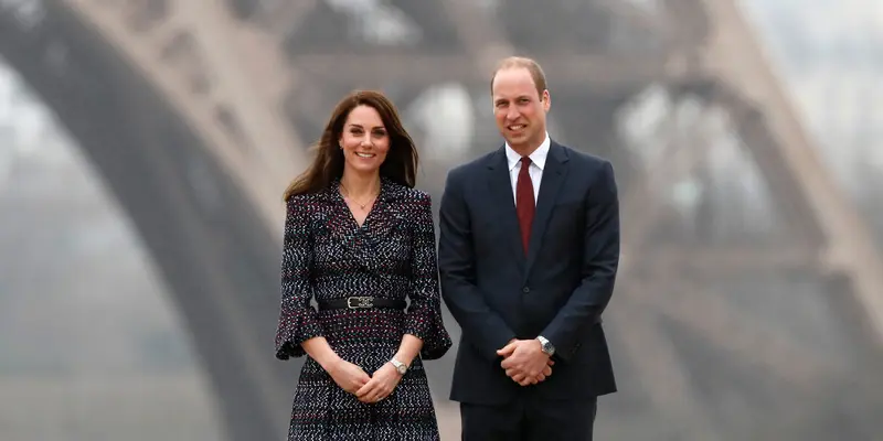 20170318-Pangeran William dan Kate Middleton di Paris-AP