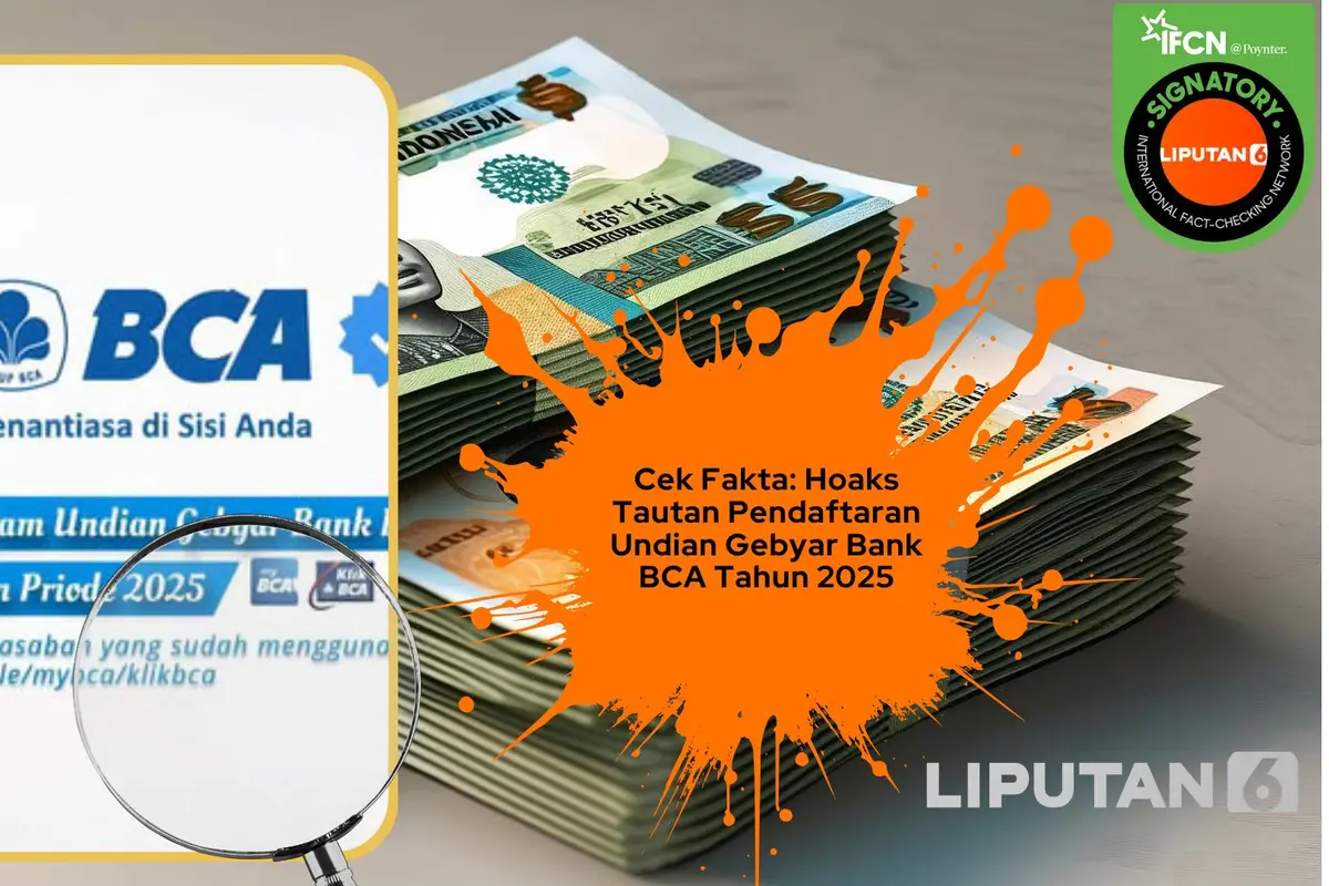 Cek fakta pendaftaran undian gebyar Bank BCA 2025