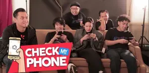 Saat bertandang ke kantor Bintang.com, Nev Plus Dea diberi tantangan untuk bermain di Check My Phone. Seluruh Personel pun mendapat giliran untuk membongkar isi handphone mereka, hingga terjadi kehebohan saat membongkar isi galeri foto Andro. Kira-ki...