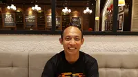 Mantan sprinter andalan Indonesia, Suryo Agung Wibowo, sedang merintis sekolah lari yang diberi nama Suryo Agung Running School. (Bola.com/Yus Mei Sawitri)