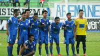 Arema Indonesia yang bermain di Liga 3 2017 Zona Jatim. (Bola.com/Iwan Setiawan)