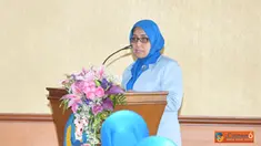Citizen6, Surabaya: Ny Yayat Achmat Hadirat mengucapkan terimakasih atas kerjasama selama di Jalasenastri Kobangdikal sekaligus ucapan pamitan kepada pengurus Gabungan Jalasenastri Kobangdikal. (Pengirim: Penkobangdikal). 