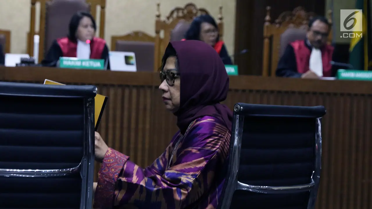 Mantan Dirut PT Pertamina, Karen G Agustiawan Jalani Sidang Dakwaan