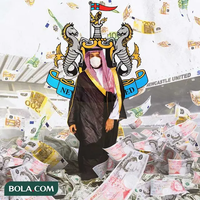 Newcastle United - Ilustrasi Bin Salman