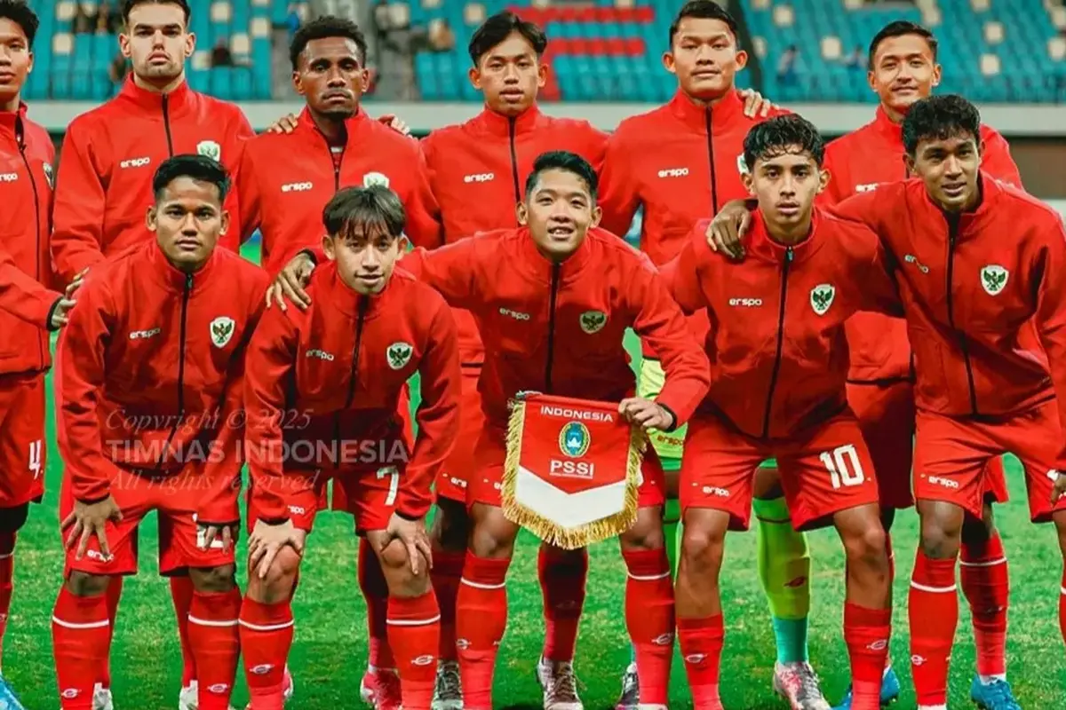 Timnas Indonesia U-20 Vs Iran di Piala Asia U-20 2025