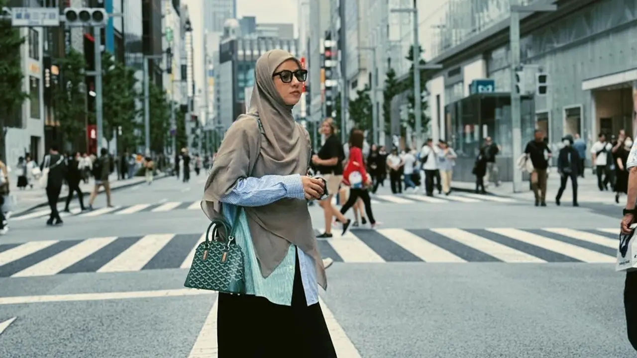 Momen Liburan Natasha Rizky di Jepang, Penampilannya Banjir Pujian
