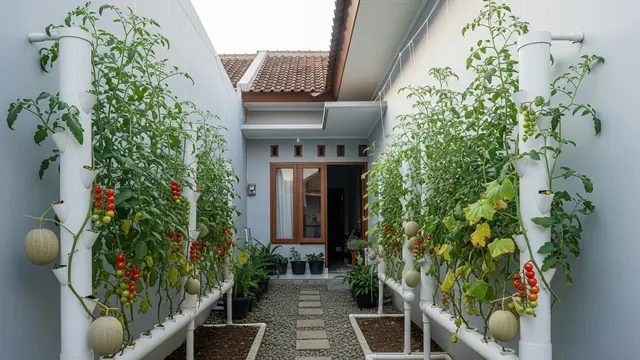 Kebun Buah Mini di Samping Rumah yang Sempit