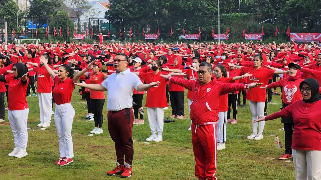 PDIP Gelar Senam yang dinamai Sicita