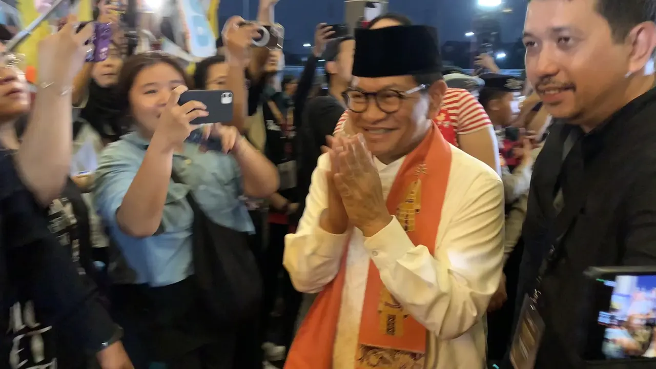 Pasangan cagub-cawagub Pramono Anung- Rano Karno tiba di lokasi debat kedua Pilkada Jakarta 2024, kawasan Ancol, Jakarta Utara, Minggu (27/10/2024).