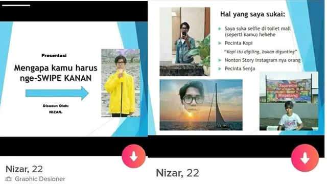 Profil Tinder Kocak (Sumber: Twitter/askmenfess)