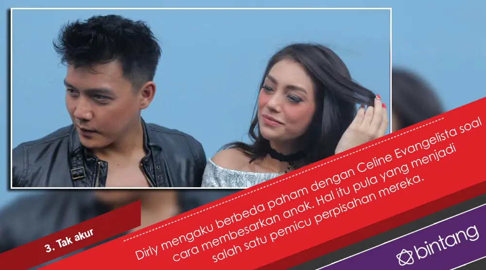 Dirly Idol Ungkap Fakta Masa Lalunya dengan Celine Evangelista. (Foto: Andy Masela, Desain: Nurman Abdul Hakim/Bintang.com)