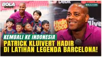 Patrick Kluivert Semringah, Menjadi 'Magnet' di Latihan Legenda Barcelona