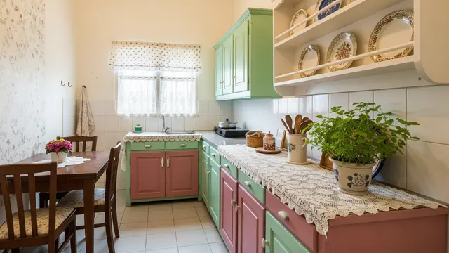 Desain Kitchen Set Kecil Murah Budget 10 Juta/ Ilustrasi AI