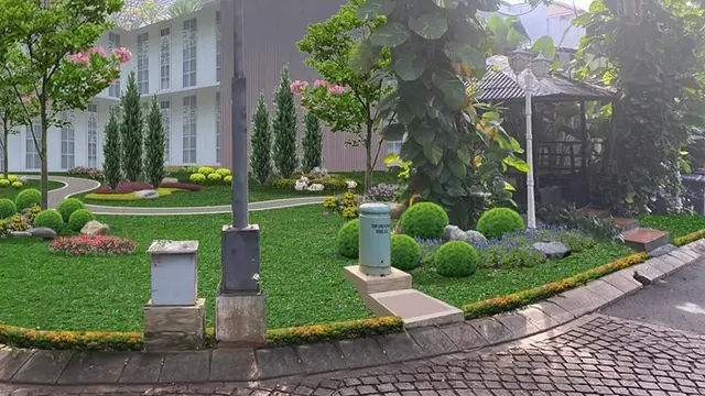 Menengok Taman Rumah Raffi Ahmad yang Indah dan Mewah