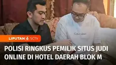 Polisi meringkus pemilik situs judi online di sebuah hotel di daerah Blok M, Kebayoran Baru, Jakarta Selatan. Tersangka mengaku pernah menyetor uang puluhan juta rupiah ke pegawai Kementerian Komdigi.