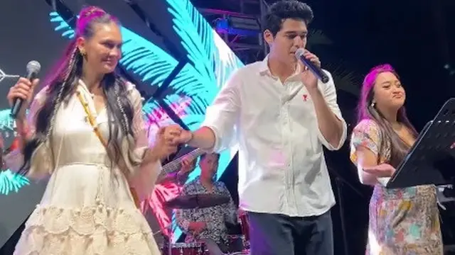 10 Momen Meriah Pesta Ulang Tahun Luna Maya, Bertema Festifal Musik