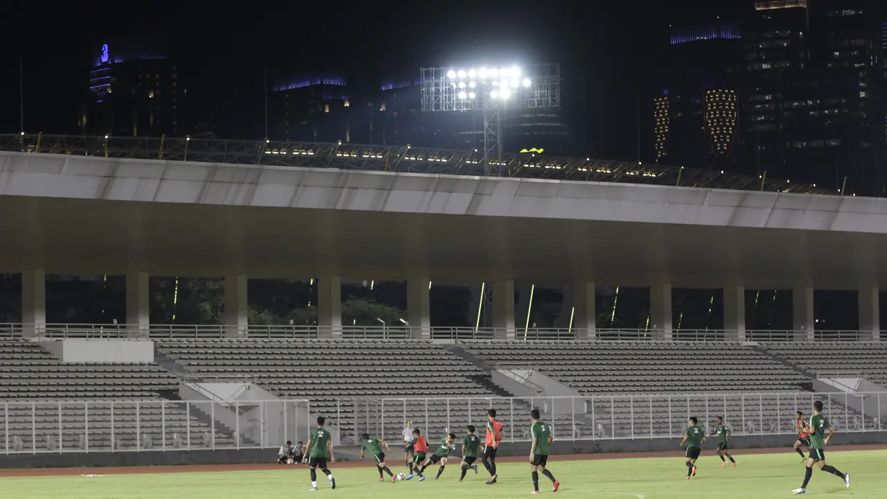 Latihan Timnas Indonesia U-22