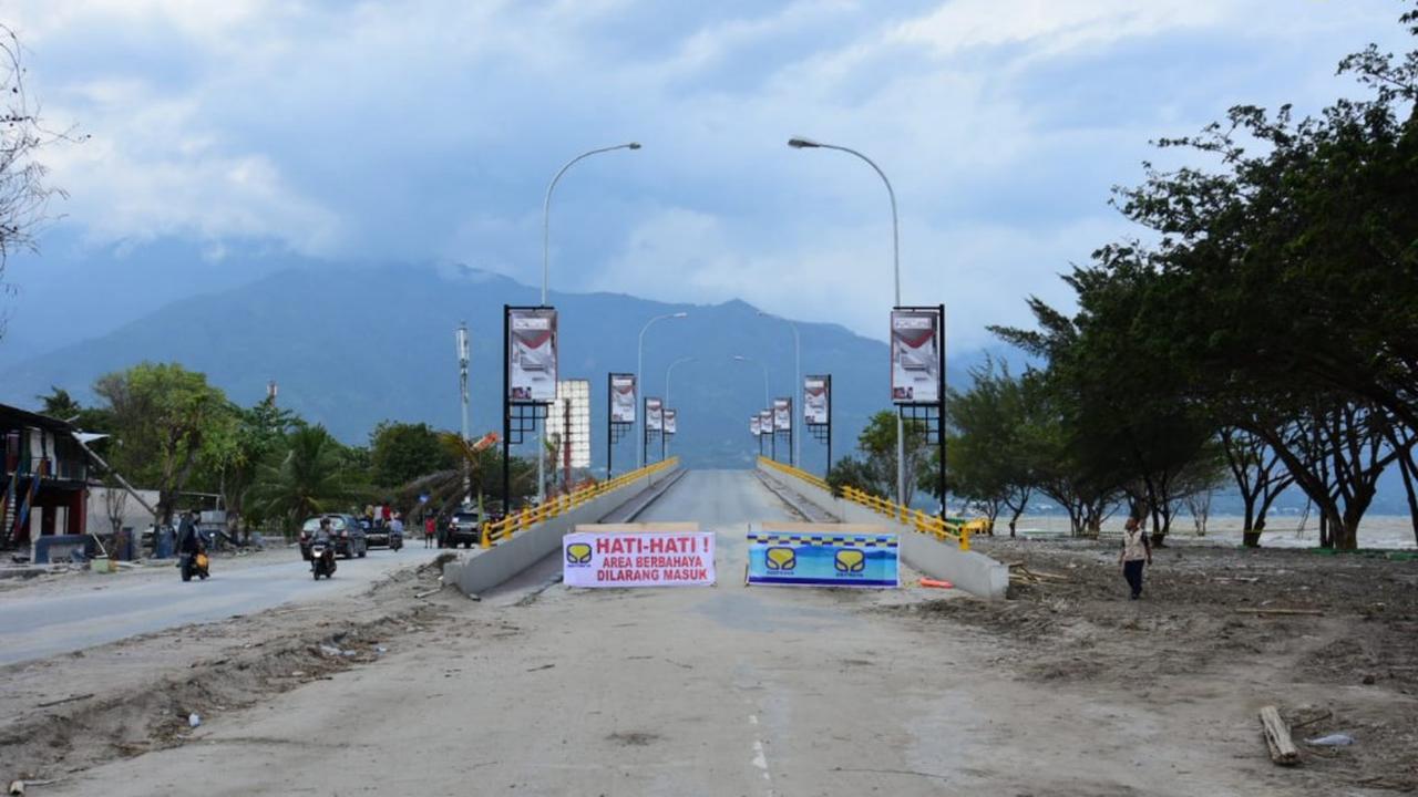 Kementerian Pekerjaan Umum dan Perumahan Rakyat (PUPR) akan membangun kembali Jembatan Kuning atau Jembatan Palu IV di Kota Palu, Sulteng. Dok Kementerian PUPR