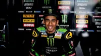 Hafizh Syahrin menatap MotoGP 2018 dengan positif (twitter Monster Yamaha Tech3)