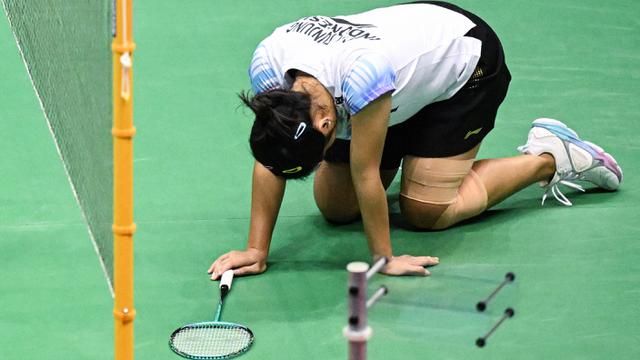 Foto: Gregoria Tumbang di Tangan Unggulan Pertama Hong Kong Open 2023, Sempat Miliki Asa setelah Menangkan Gim Kedua