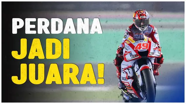 Berita Video, Fabio Di Giannantonio berhasil meraih posisi terdepan di MotoGP Qatar 2023 pada Senin (20/11/2023)