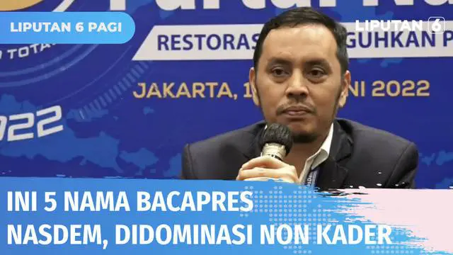 VIDEO: Rakernas Nasdem Terima Usulan 5 Bakal Calon Presiden, Siapa Saja?
