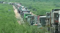 Di Sini Antrean Kendaraan Sampai 48 Kilometer