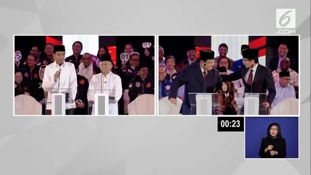 VIDEO: Tingkah Prabowo saat Debat, Dipijit hingga Berjoget