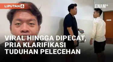 Seorang pria viral memberikan klarifikasi usai dituduh sebagai pelaku pelecehan seksual. Ia mengklarifikasi terkait video viral dugaan pelecehan yang diunggah Tiktoker NT pada akhir April 2023 lalu yang kini telah dihapus. Pria tersebut membantah tud...