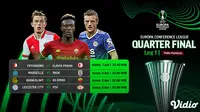 Jadwal dan Live Streaming UEFA Conference League Perempat Final di Vidio Pekan Ini. (Sumber : dok. vidio.com)