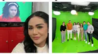 Krisdayanti temani Amora Lemos syuting video klip single perdananya (Foto: Instagram @krisdayantilemos)