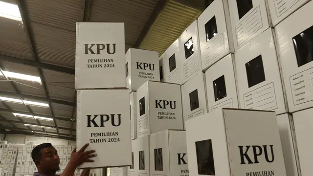 Kotak suara Pilkada Banyuwangi tersimpan rapi di Gudang Logistik KPU Banyuwangi (Istimewa)