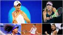 Berikut tujuh petenis putri unggulan dunia yang ikut memanaskan persaingan di Australia Terbuka 2021. (Foto Kolase AP dan AFP)