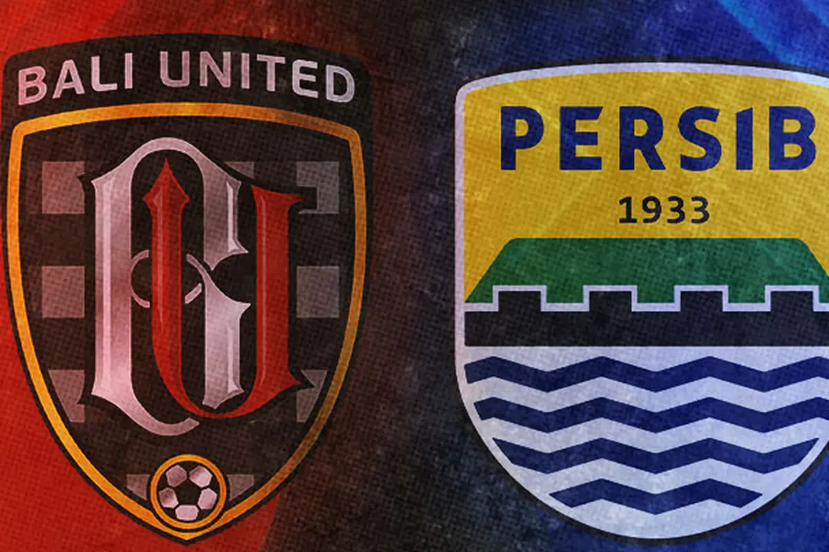 Ilustrasi - Logo Bali United dan Persib Bandung