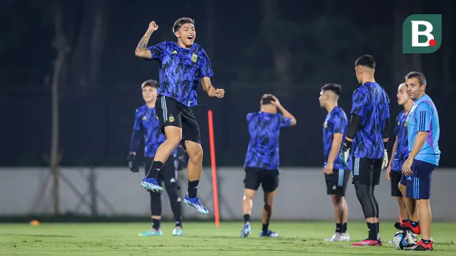 Foto: Keseruan Latihan Timnas Argentina U-17 Jelang Laga Panas Melawan Brasil di Perempat Final Piala Dunia U-17 2023