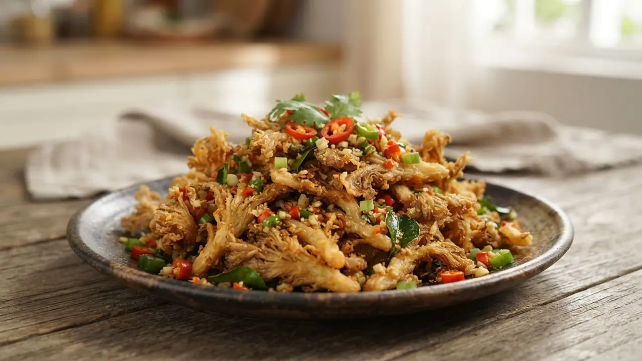 Resep Jamur Crispy Cabe Garam Renyah Anti Lembek