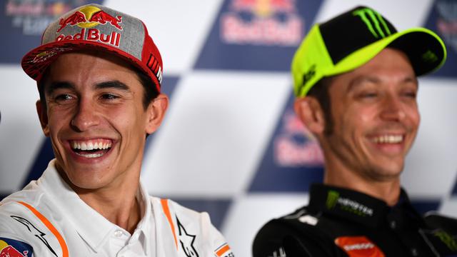 Marc Marquez dan Valentino Rossi