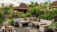 7 Bangku dari Bata Ringan yang Menyatu dengan Taman, Tawarkan Konsep Outdoor Living Modern