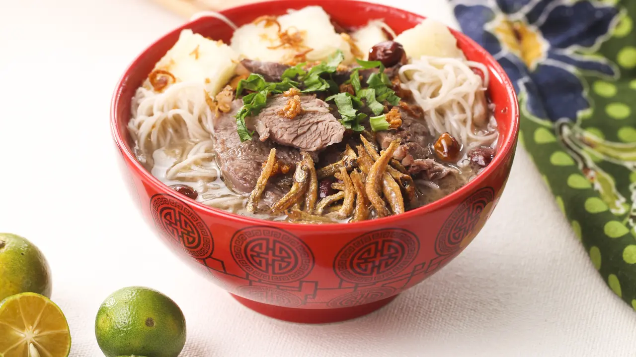 Sop Singkong Kuah Sapi