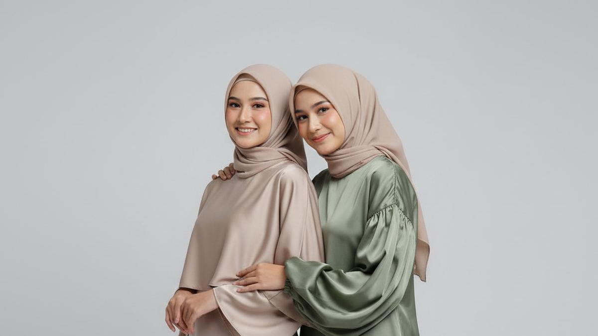 7 Model Gamis Modern Bahan Satin Populer 2025, Tampil Anggun dan Elegan di Berbagai Acara