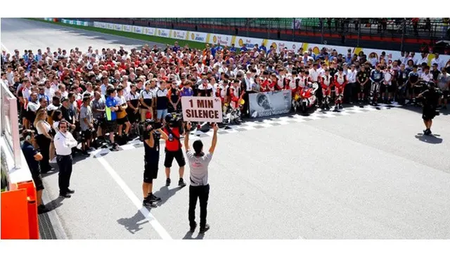 6 Momen Mengheningkan Cipta untuk Afridza Munandar Jelang MotoGP Malaysia