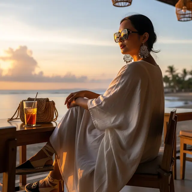 Kaftan Santai Linen