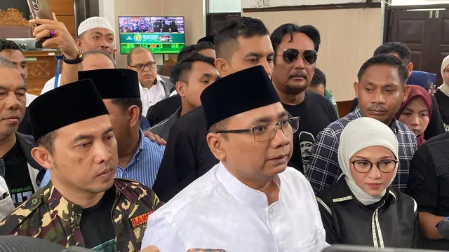 Mantan Menteri Agama Yaqut Cholil Qoumas di sidang praperadilan