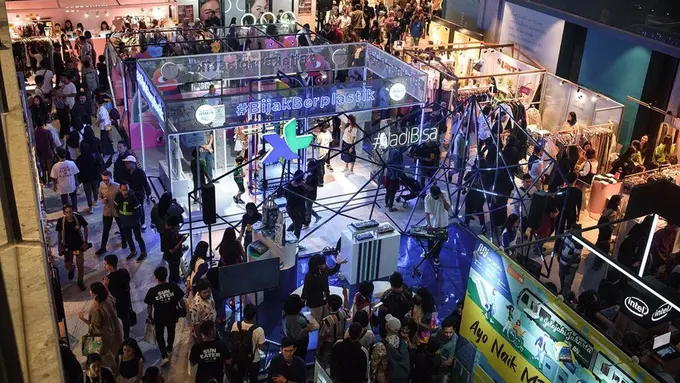 Hanya untuk Undangan, Brightspot Market 2019 Penuh Sesak