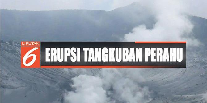 Ratusan Petugas Bersihkan Abu Vulkanik Gunung Tangkuban Perahu
