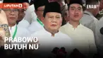 Prabowo Sebut Butuh Kekuatan NU