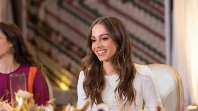 Putri Iman dari Yordania saat pesta henna