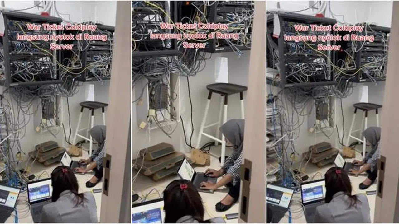 Bela-Belain Sampai Ruang Server, Momen War Tiket Coldplay Ini Niat Banget
