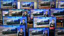 Layar televisi menunjukkan laporan berita tentang peluncuran rudal Korea Utara terbaru dengan rekaman file rudal Korea Utara, di pasar elektronik di Seoul, Kamis (3/11/2022). Menanggapi agresivitas Korut, Korsel meminta pasukan militer bersiap menghadapi provokasi tambahan. (Jung Yeon-je / AFP)
